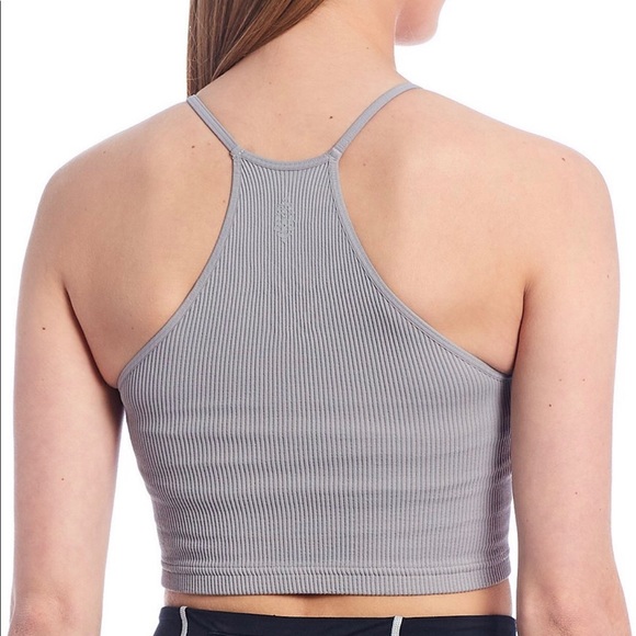 NWOT Free People Movement Grey tank top. Size XS. - Picture 2 of 9